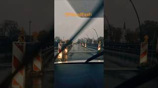 Дождь, граница, мост, усталость #automobile