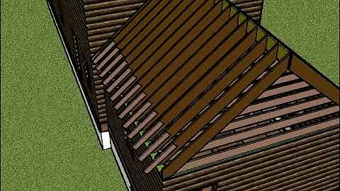 SketchUp Model Log Home