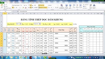 Bảng tổ hợp nội lực khung phẳng
