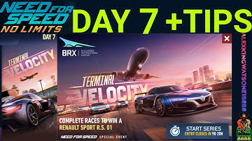 NFS NO LIMIT TERMINAL VELOCITY RENAULT SPORT R.S. 01  DAY 7  4K ULTRA HD