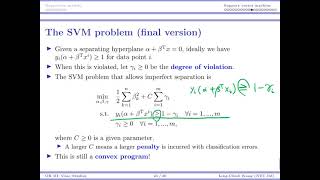 [OR3-Theory] Lecture 7: Case Study #8 SVM for imperfect separation