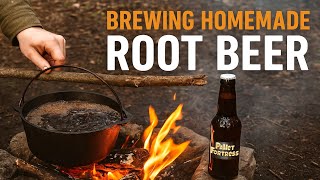 How to make Homemade Root Beer on a Campfire!