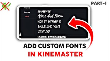 🤔How to add custom fonts in Kinemaster | Without APK editor | Without Kinemaster font mod| #TECHTROZ