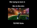 Bro in the mic #rl #rocketleague #funny #shorts #save #voice