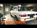 Removing E21 BMW Bumpers & Sound Deadening - EP2 BMW Rally Car Build.