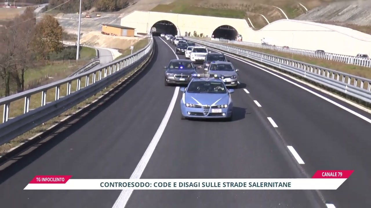 Controesodo: code e disagi sulle strade salernitane