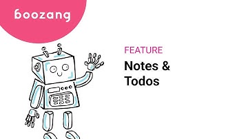 Boozang Feature: Notes and Todos