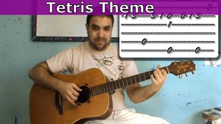 Video thumbnail of "Tutorial: Tetris Theme (Korobeiniki) - Fingerstyle Guitar w/ TAB"