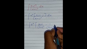 Integration of xe^x/(x+1)²dx ,#Class12,#Math,#Indefnite_integration,#calculus ,#math ,#integral