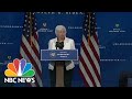 Biden's Treasury Secretary Nominee Janet Yellen Delivers Remarks | NBC News