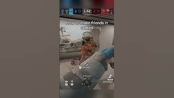 MAKING FRIENDS WITH THE ENEMY TEAM IN RAINBOW SIX SIEGE #rainbowsixsiege #gaming