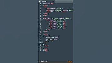 Ripple loader | HTML & CSS