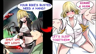 I Rescued a Troubled Badass Girl with a Broken Motorbike, Brought My Home, and Then…【RomCom】【Manga】