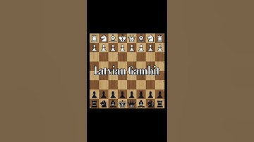 Checkmate in 6 moves with The Latvian Gambit #chess #opening