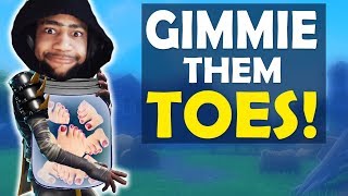 GIMMIE THEM TOES | TOE JAR COLLECTION | HIGH KILL FUNNY GAME - (Fortnite Battle Royale)