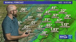 Tracking the potential for Flash Flooding Tuesday night (9/12/2023)