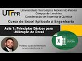 Curso de Excel - Aula 1: Princípios básicos