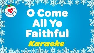 Video-Miniaturansicht von „O Come All Ye Faithful Christmas Carol 🌟 Instrumental Karaoke Music with Lyrics 🎄“