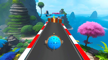 Sky Rolling Balls 3D Gameplay 💥 Naftrix Gaming Game 195 Android iOS