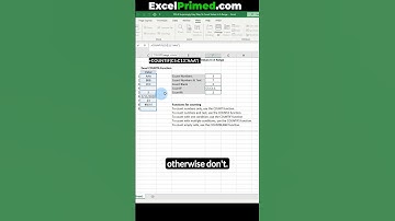 Excel COUNTIF Function (Video 10 of 11) #Excel #Excel for beginners #Excel COUNTA #Excel COUNTBLANK