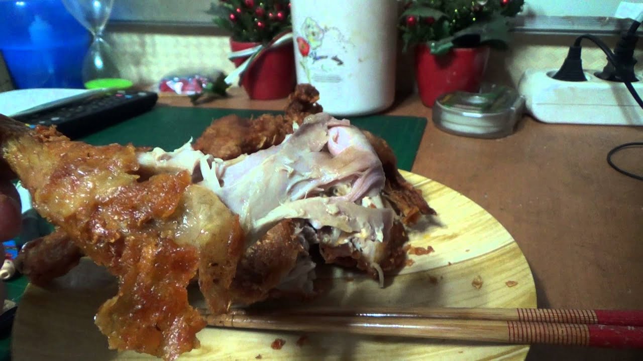 가마솥 옛날 통닭, 전통시장의 6천원짜리 저렴한 치킨 시식기