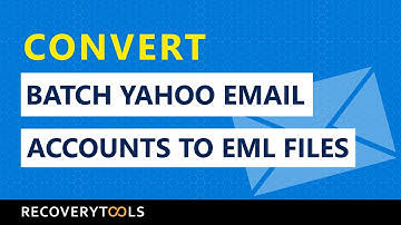 How to Backup Batch Yahoo Email Accounts to EML files ? – Proper Solution