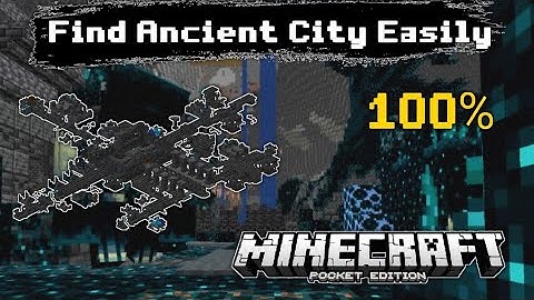 How to find Ancient City Easily in Minecraft PE || Barbarian Gaming