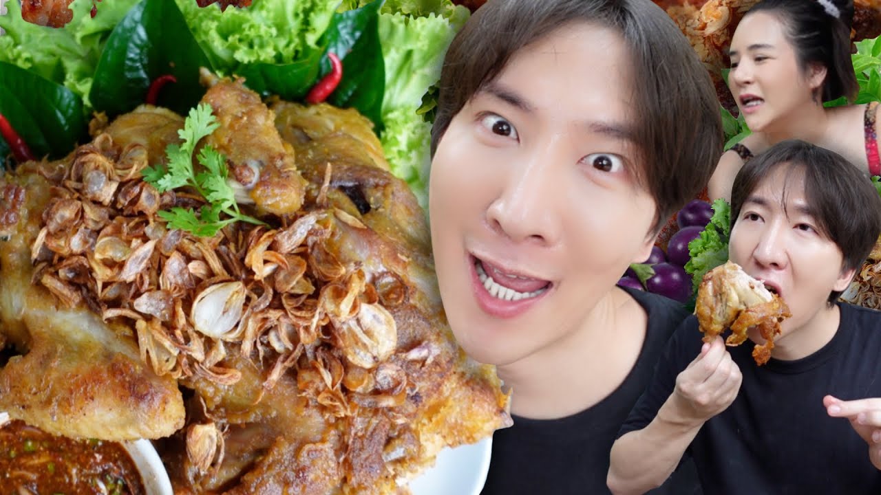 [347]  เกาหลีลั่น ไก่ทอดหาดใหญ่ หนังสุดกรอบ สูตรทำง่าย แต่อร่อยมากแม่ !! : โอปป้า อยู่ที่บ้านนอก