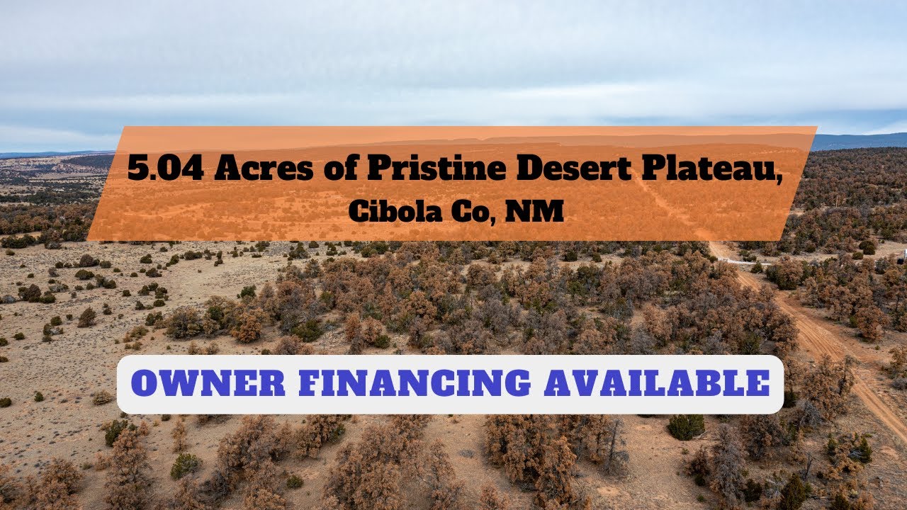 5.04 Acres of Pristine Desert Plateau, Cibola Co, NM!
