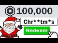 *SECRET* CHRISTMAS ROBLOX PROMO CODE GIVES FREE ROBUX (Roblox December 2020)