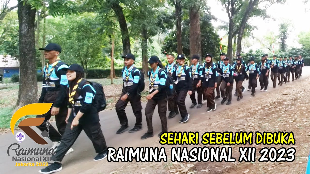 Suasana H-1 ~ Raimuna Nasional XII  Tahun 2023 ~ Bumi Perkemahan Cibubur, JAKARTA