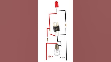 12v Bulb Fashing Circuit IRF3205 MOSFET Qroject #shorts