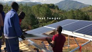 Plug and play Containerized African village Solar Solution | African MiniGrids