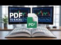 How to Get PDF Data Into Excel Super Fast!