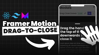 Build a Drag-to-Close Modal with React and Framer Motion