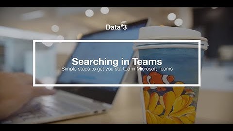 How to use search in Microsoft Teams