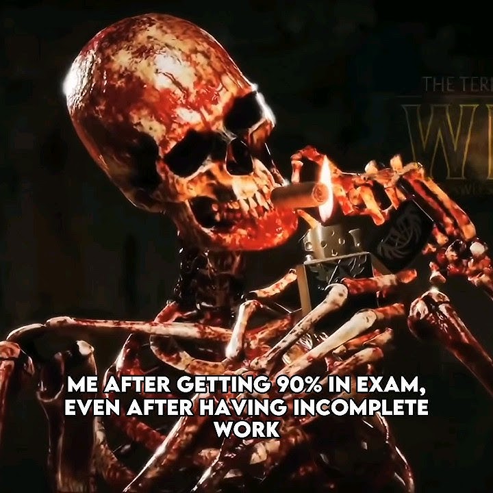 Smoking Skeleton meme
