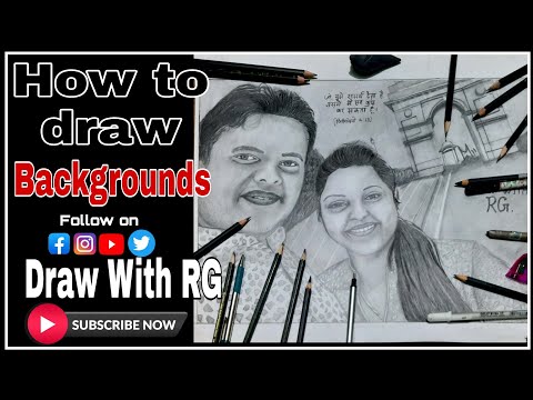 How to draw commission portrait drawing || Apostle Ankur Narula drawing