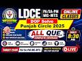 LDCE PASA Exam Paper 2025 | Punjab Circle | DOP Paper Solution | Informative Institute