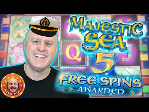 🌊DOUBLE BONUS! 🌊High Limit Majestic Sea Slot Wins! 🎰  |  Raja Slots