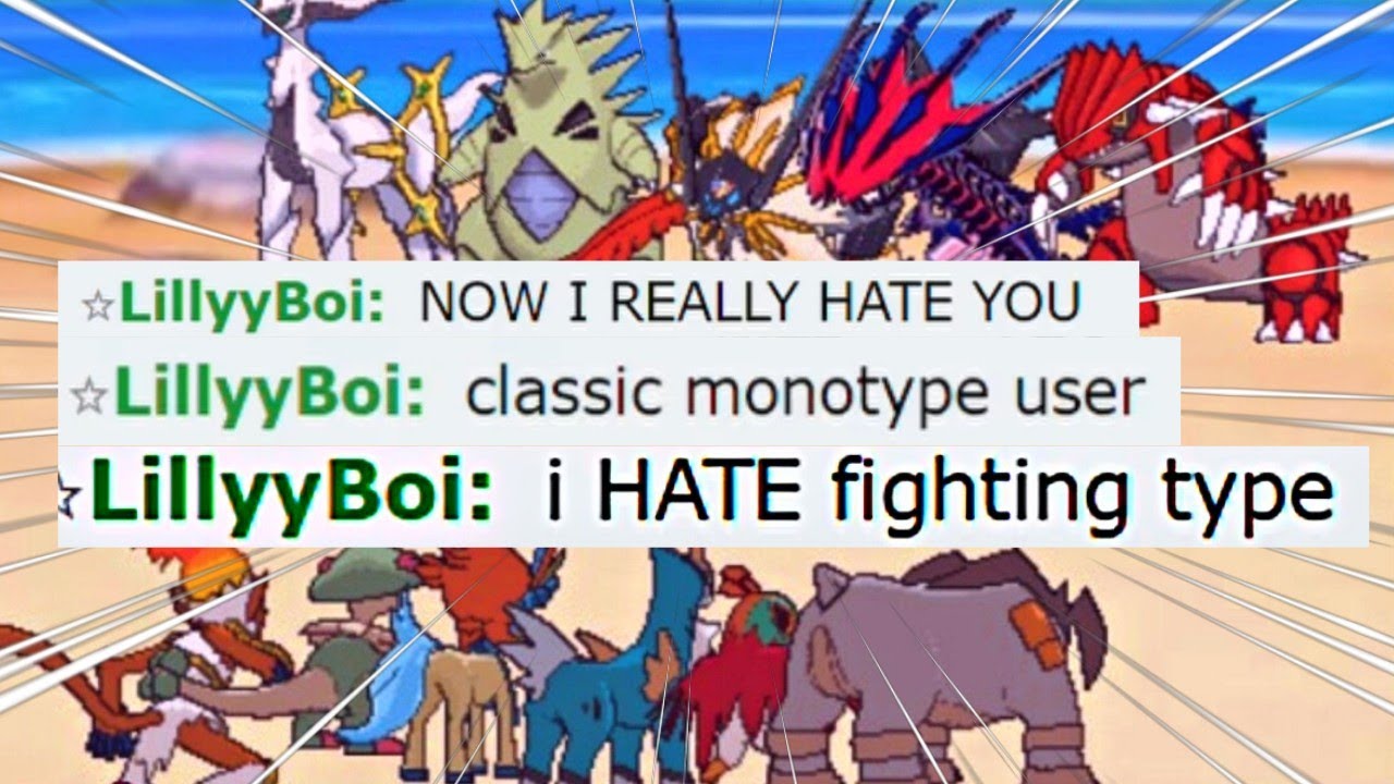 This is Why MONOTYPE FIGHTING is very UNDERRATED In Gen 8 Pokemon Showdown SALT!