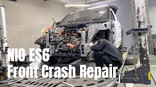 NIO ES6 Front Crash Repair#mechanic #repair #restoration #nio