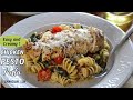 Easy Creamy Chicken Pesto Pasta Recipe in 30 Minutes