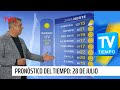 Pronóstico del tiempo: Jueves 28 de julio | TV Tiempo