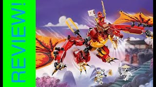 Another Great Dragon!?! Kai’s Legacy Fire Dragon Attack Ninjago Nostalgic Review!