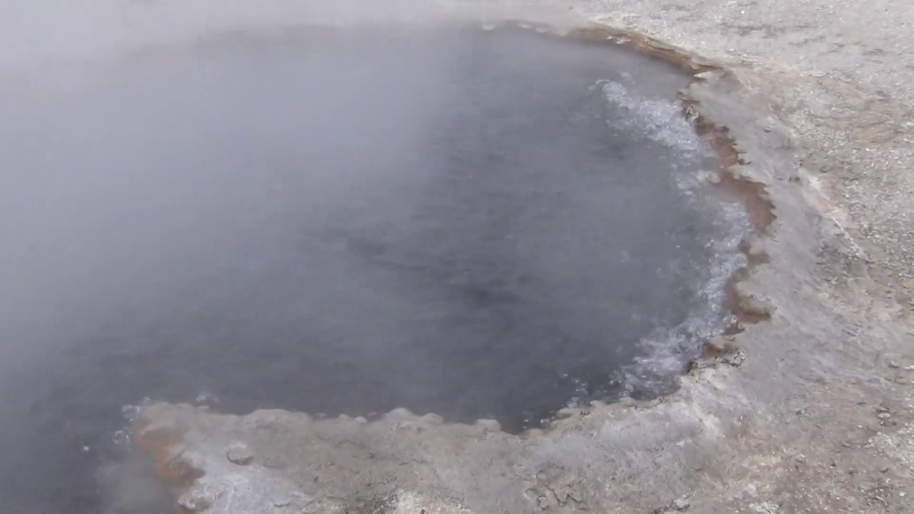 Surprise Pool (hot spring pool) in Yellowstone National Park YouTube