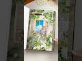 ASMR Green Journaling💚☘️🥝👒 Art journal ideas #journaling #artjournal #scrapbooking #artistic