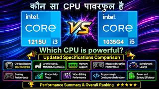 Intel Core i3-1215U vs Intel Core i5-1035G4 | Full Benchmark, Gaming & Performance Comparison (2026)