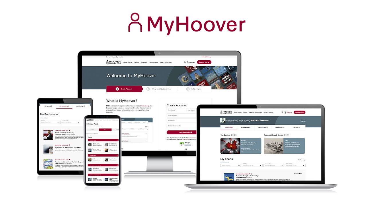 Introducing MyHoover | A Personalized Experience on Hoover.org