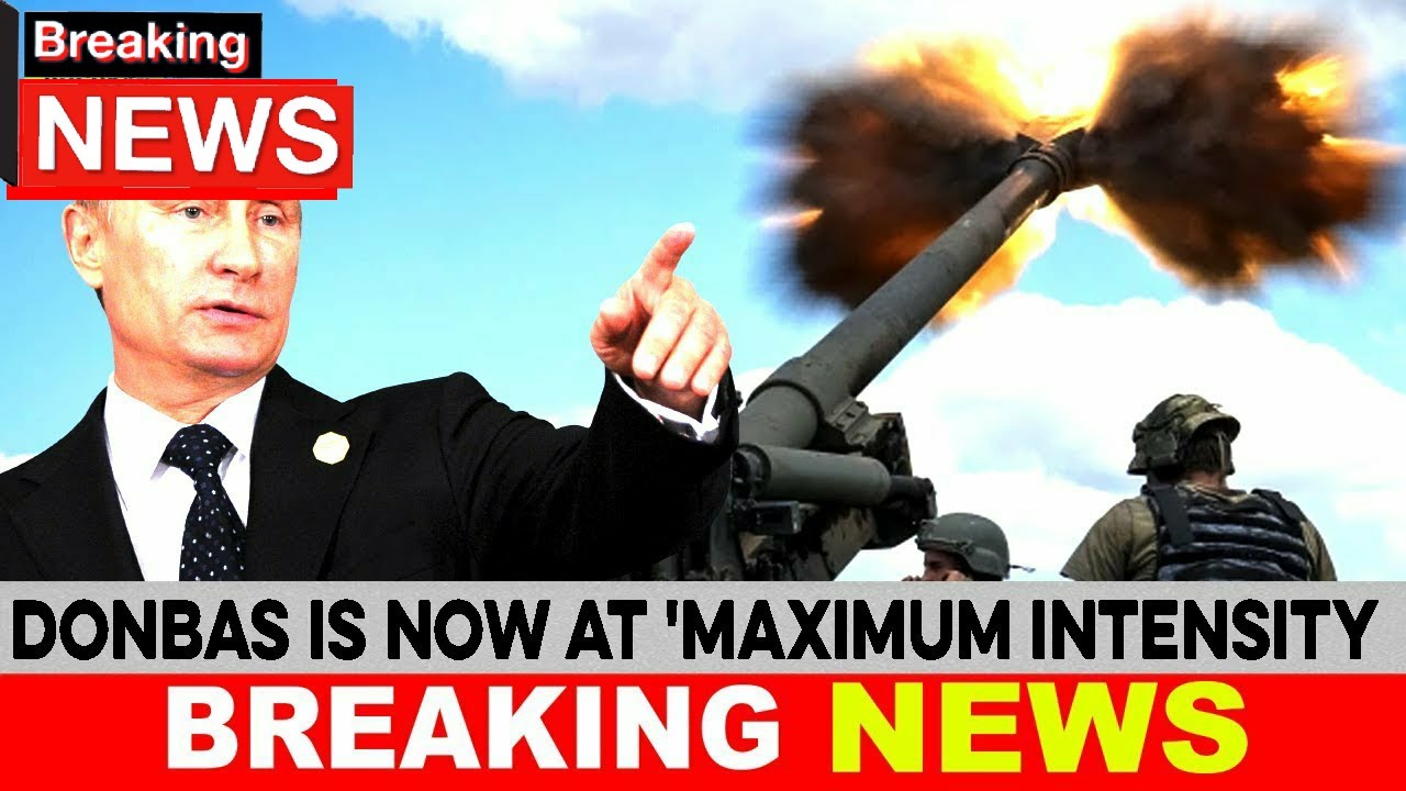 3 minutes ago! Battle in the Donbas is now at `maximum intensity ...